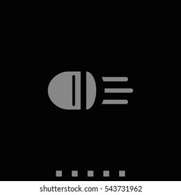 Headlight icon.