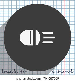 Headlight icon.