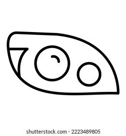 Headlight icon vector image. Can also be used for web apps, mobile apps and print media.