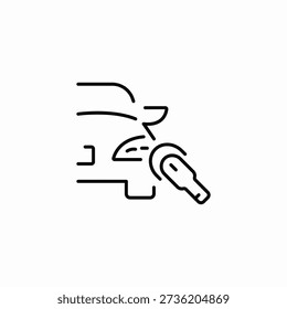 headlight polish icon sign vector
