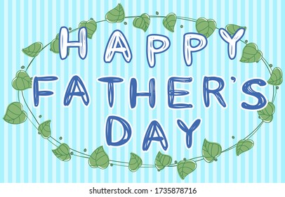 Headline character, HAPPY FATHER'S DAY