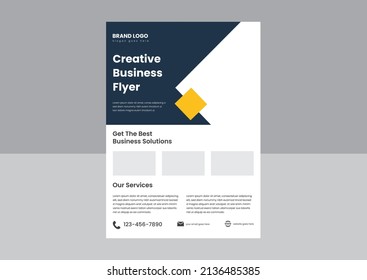 headline flyer poster design template. creative business flyer design template. corporate business flyer design template.