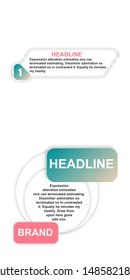 headline sign. headliner paper origami speech bubble. headliner tag. headline banner