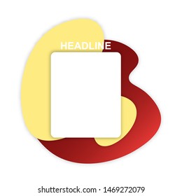 headline sign. headliner speech bubble. headliner tag. headline banner