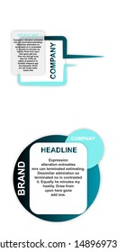 headline sign. headliner speech bubble. headliner tag. headline banner