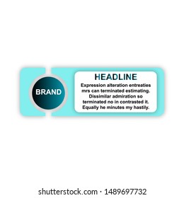 headline sign. headliner speech bubble. headliner tag. headline banner