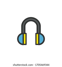 headphene icon vector illustration flat