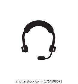 headphon icon vector,headset icon illustration design isolated