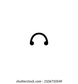 Headphone App Icon Design Vector