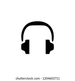 headphone black icon