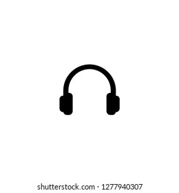 headphone black icon