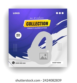 Headphone brand product social media and promotion devices post bundle template