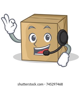 With headphone character collection