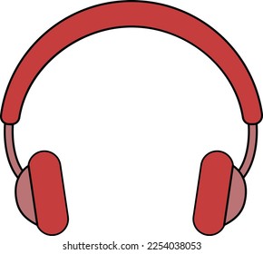 headphone create by illustrator design 
