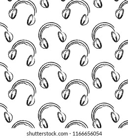 headphone device icon pattern