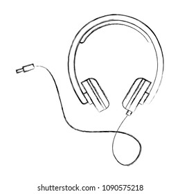 headphone device isolated icon