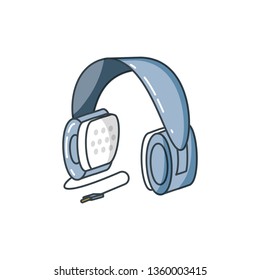 headphone device isolated icon