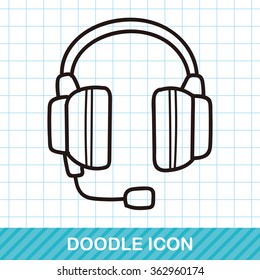headphone doodle