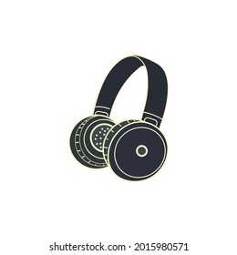 headphone electronic accessory vector illustration