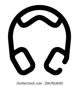 headphone for electronic icon lineal
