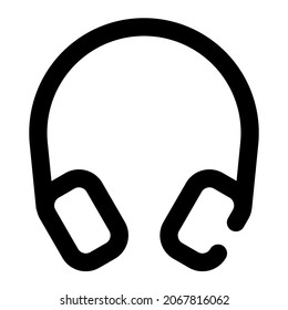 headphone for electronic icon lineal