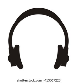 Headphone Flat icon Vector