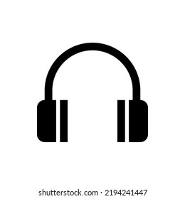 Headphone Flat Icon .vector Illustration