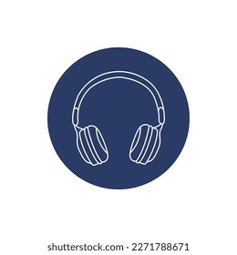 headphone, gaming headphone vector icon