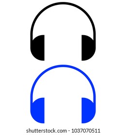 Headphone glyph icon