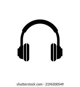 Headphone, Headset, or Earphone Element Design Music Audio Vector Icon Colored Isolated On White Background. 
Template Flat Icon Vector Style For Web, Apps, Or Business EPS10 Editable.