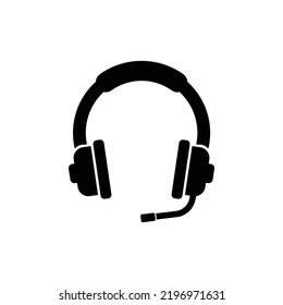 Diseño de audífonos, auriculares o elementos auriculares, Icono de vectores de audio de música de color aislado en fondo blanco. 
Estilo De Vector De Icono Plano De Plantilla Para Web, Aplicaciones O EPS10 Empresariales Editable.