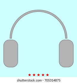 Headphone  icon .
