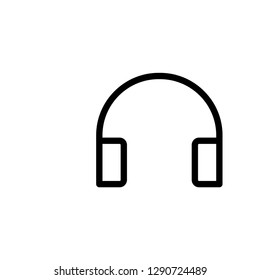 Headphone icon. Callcentre sign