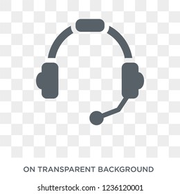 Headphone icon. Headphone design concept from  collection. Simple element vector illustration on transparent background.