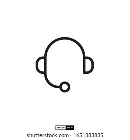 headphone icon, design inspiration vector template for interface and any purpose
