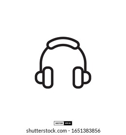 headphone icon, design inspiration vector template for interface and any purpose
