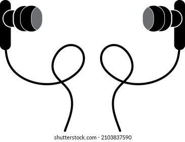 diseño de iconos de auriculares, ilustración vectorial eps 8 graphic.eps