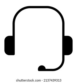 headphone icon design, vector illustration with line style, best used for banner or web application
