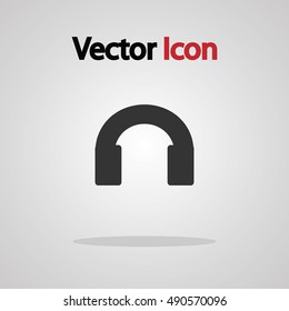 Headphone icon design, vector illustration image.