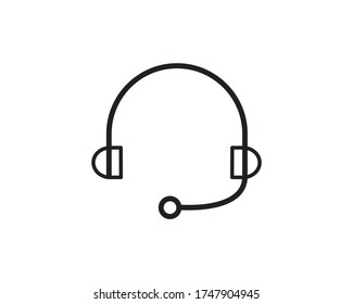 icono de auriculares, icono dj, audio