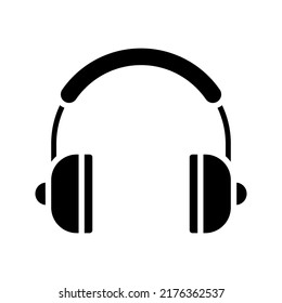 Headphone icon. earphone sign. vector illustration