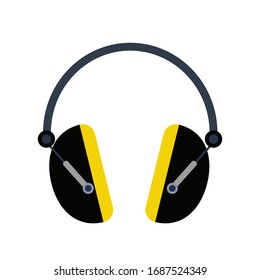 Icono de auriculares, ilustración vectorial de icono de auriculares. EPS 10
