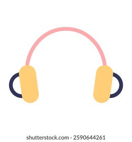 Headphone icon with editable stroke