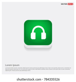 Headphone icon - EPS 10