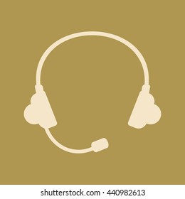 Headphone Icon. Eps-10.