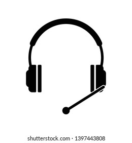 Headphone Icon Flat Vector Design