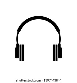Headphone Icon Flat Vector Design