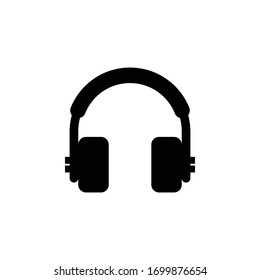 Headphone icon flat vector design