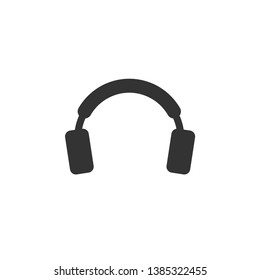 Headphone icon graphic design template vector illustration