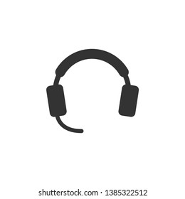 Headphone icon graphic design template vector illustration